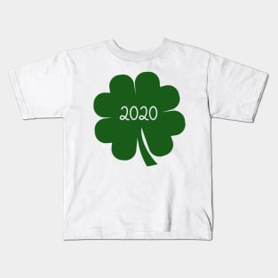 Shamrocks Pattern Irish St. Patricks Day Clovers Kids T-Shirt